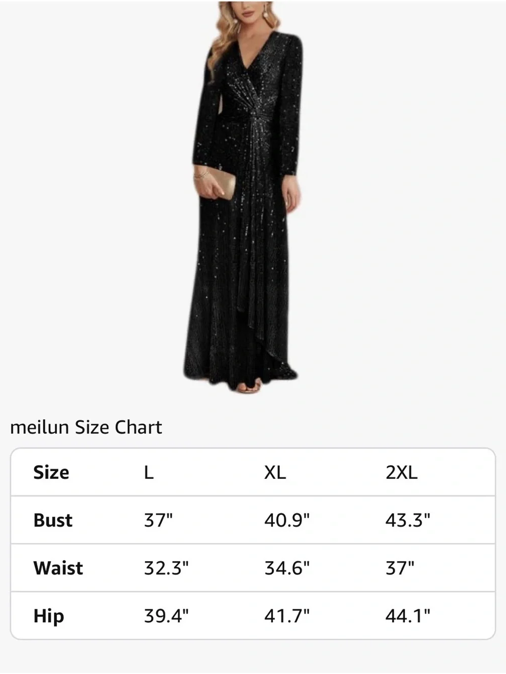 Meilin elegant black